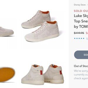 Tom's Luke Skywalker high top boots